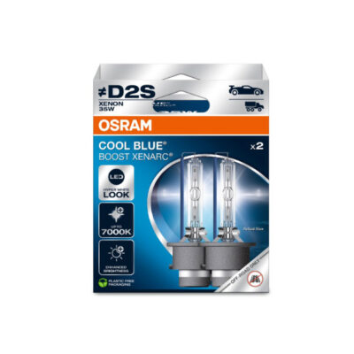 Lâmpadas Xenon OSRAM D2S 35w COOL BLUE BOOST 7000K