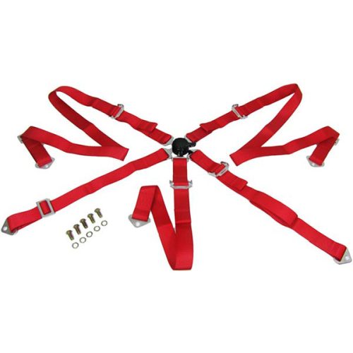 Cintos de Segurança Competição, Tenzo-R Vermelho 5 pontos