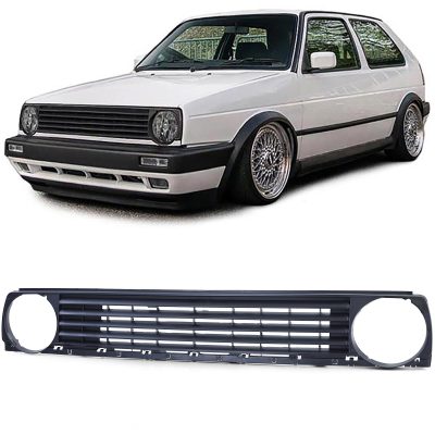 Grelha Frontal Preta VW Golf 2 83-91