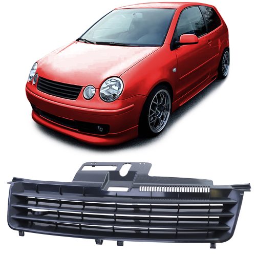 Grelha Frontal Preto VW Polo 9N 01-05