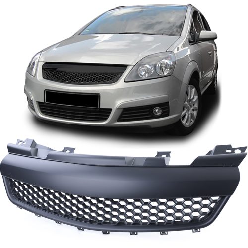 Grelha Frontal Preto Mate Opel Zafira B 05-08