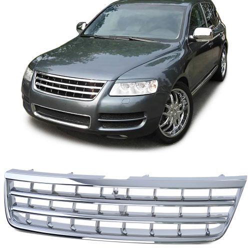 Grelha Frontal Cromada VW Touareg 7L 02-06
