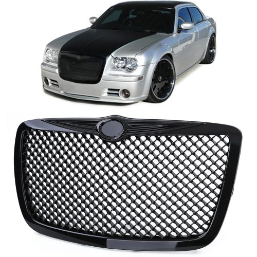 Grelha Frontal Preta Brilhante Chrysler 300C Limo Touring 04-11