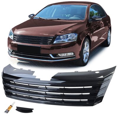 Grelha Frontal Preto Brilhante VW Passat B7