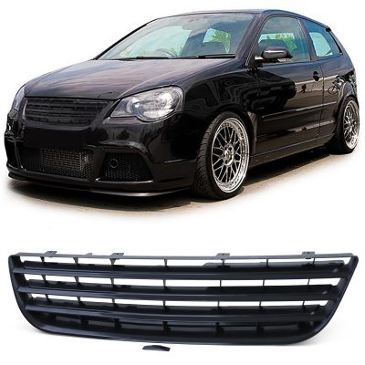 Grelha Frontal Preto Brilhante VW Polo 9N3 05-09