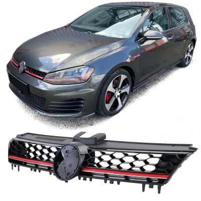 Grelha Frontal Preto Brilhante VW Golf 7 12-17 GTI
