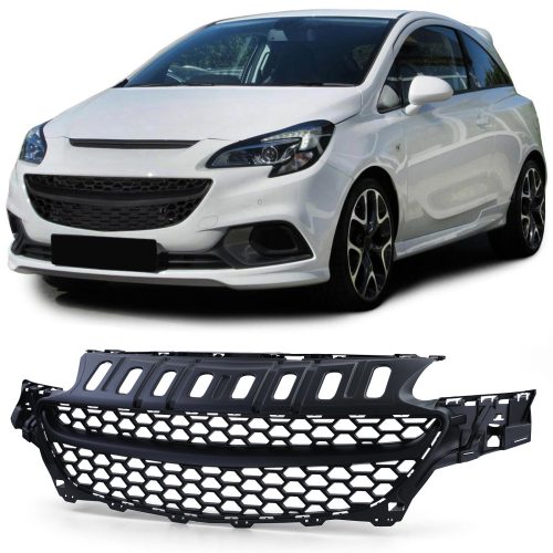 Grelha Frontal Preto Opel Corsa E