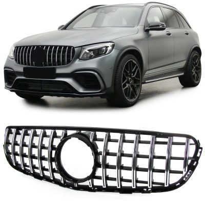 Grelha Frontal Preta Brilhante Mercedes GLC X253 Coupe C253 15-19