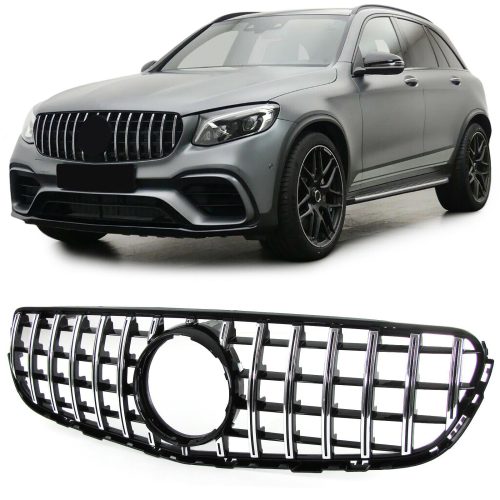 Grelha Frontal Preta Brilhante Mercedes GLC X253 Coupe C253 15-19