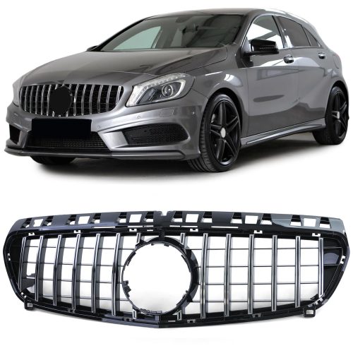 Grelha Frontal Preta Brilhante Mercedes A Klasse W176 12-15