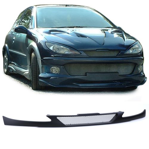 Grelha Frontal Preta Peugeot 206 + CC 98-06