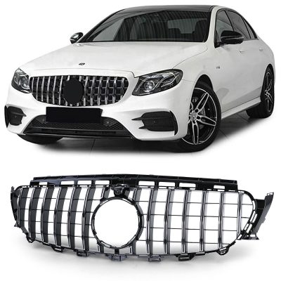 Grelha Frontal Preta Brilhante Mercedes E W213 S213 C238 A238 16-20