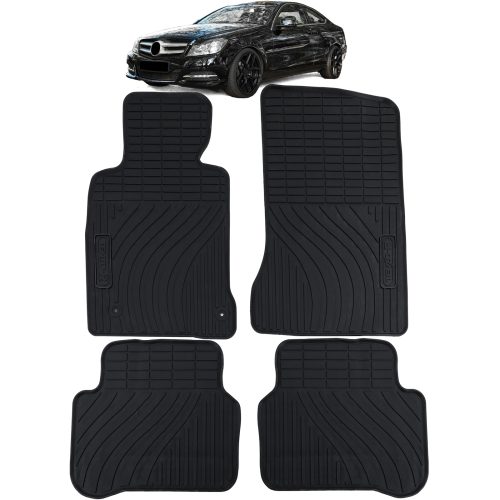 Tapetes Borracha Mercedes C-Klasse W204 S204 11-14