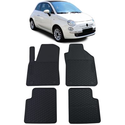 Tapetes Borracha Fiat 500 500C 2007-2022