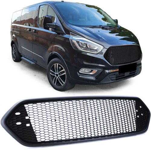 Grelha Frontal Preta Ford Tourneo + Transit Custom 18-23
