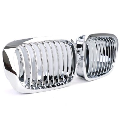 Grelha Frontal Preta Cromado BMW 3er E46 Coupe Cabrio 99-03