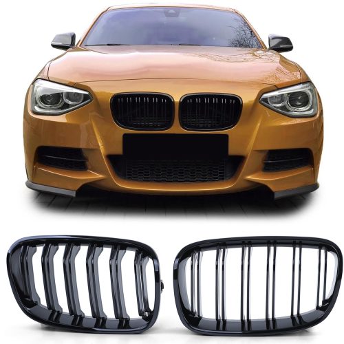 Grelha Frontal Preta Brilhante BMW 1er F20 F21 10-14