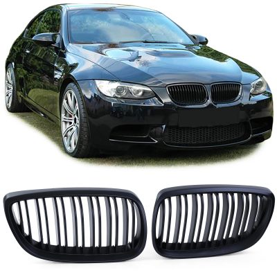 Grelha Frontal Preta Mate BMW 3er E92 E93 05-10