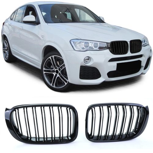 Grelha Frontal Preta Brilhante BMW X3 F25 X4 F26