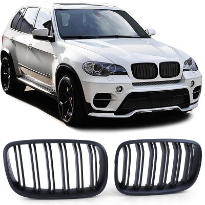 Grelha Frontal Preta Mate  BMW X5 E70 X6 E71