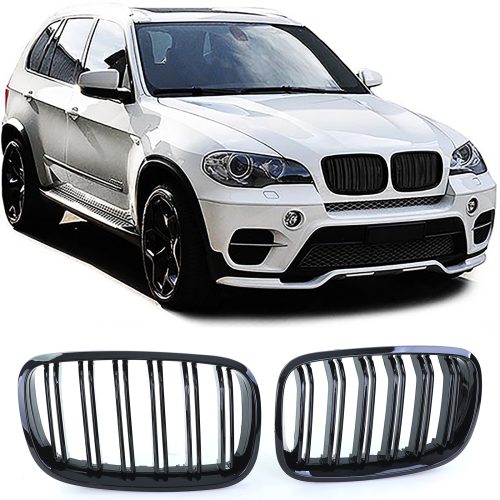 Grelha Frontal Preta Brilhante BMW X5 E70 X6 E71