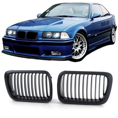 Grelha Frontal Preta Mate BMW 3ER E36 96-99