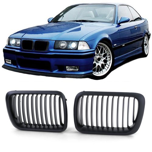 Grelha Frontal Preta Mate BMW 3ER E36 96-99