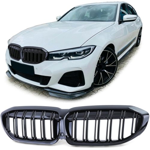 Grelha Frontal Preta Brilhante BMW 3er G20 G21 ab18
