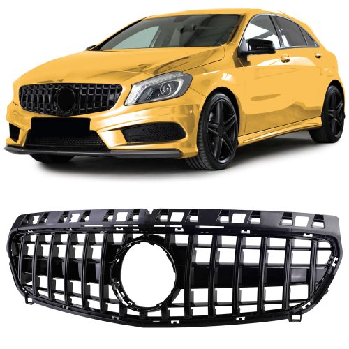 Grelha Frontal Preto Brilhante Mercedes A Klasse W176 12-15