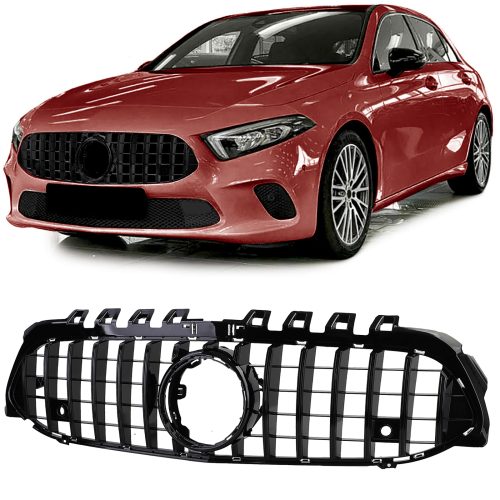 Grelha Frontal Preta Brilhante Mercedes A Klasse W177 V177