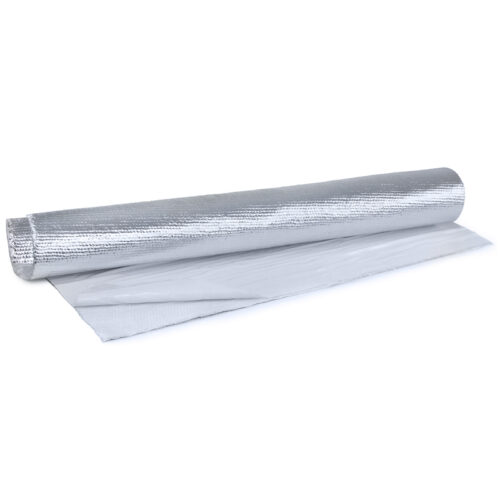 Tela de proteção térmica de escape, alumínio, cerâmica, autocolante, 1.5mm, 50cm x 100cm, 500 °c