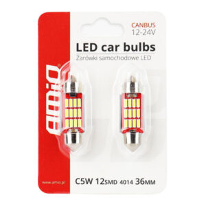 Lâmpada LED C5W C10W C3W 36mm Amio – Blister