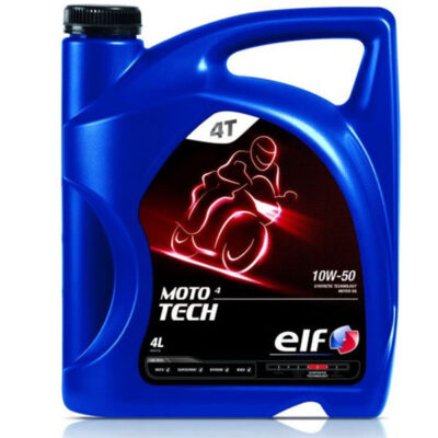 Óleo Mota 4 tempos Elf Moto4 Tech 10w50, 4L