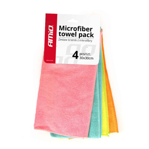 Conjunto de 4 Panos de Microfibra de Alta Qualidade