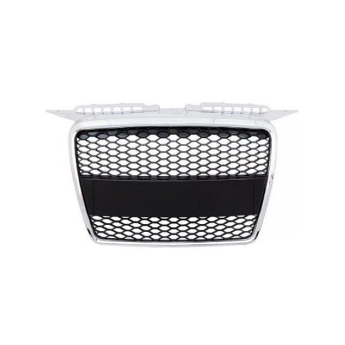 Grelha Frontal Preto Aro Cromado Audi A3 8P 05-08