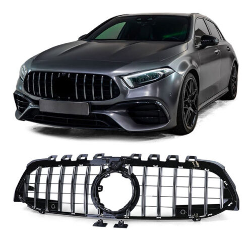 Grelha Frontal Desportiva GT Look – Preto Brilho w177 v177