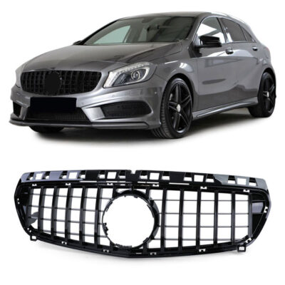 Grelha Frontal Preta Brilhante Mercedes A Klasse W176