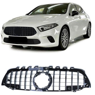 Grelha Frontal Desportiva GT Look – Preto Brilho w177 v177