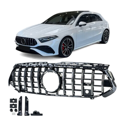 Grelha Frontal Preta Brilhante Mercedes A Klasse W177 v177