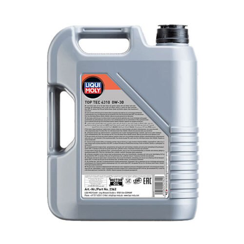 Óleo 0W30 LIQUI MOLY TOP TEC 4310 5L