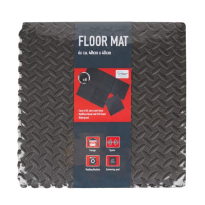 Pavimento modular Espuma EVA em Preto