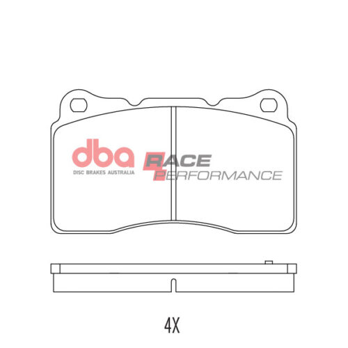 DB1678RP Pastilhas Frente DBA Race Performance DB1678RP