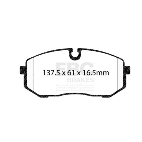 Pastilhas EBC BlueStuff NDX, Frente Hyundai i20N